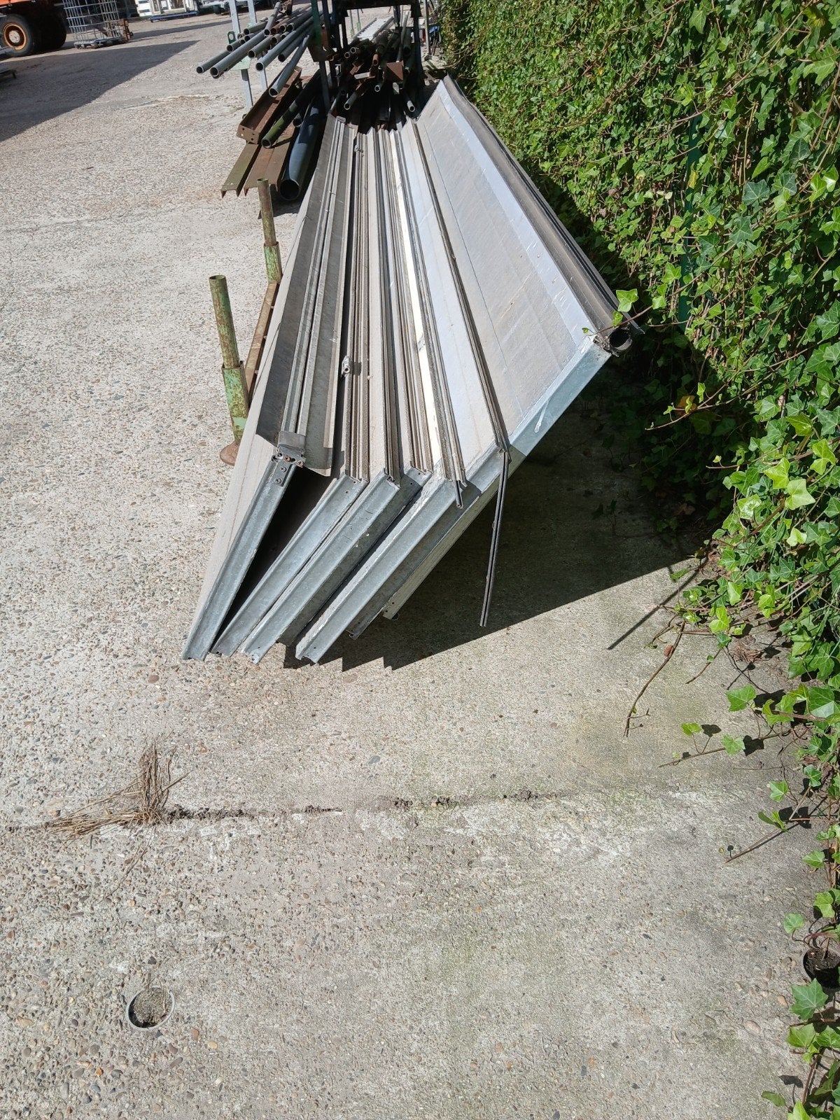 roldeur overheaddeur panelen, Ophalen, Gebruikt