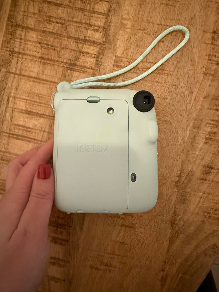 Fujifilm Instax Mini 12 Instant Camera met Hoesje, Ophalen of Verzenden, Zo goed als nieuw, Polaroid, Fuji