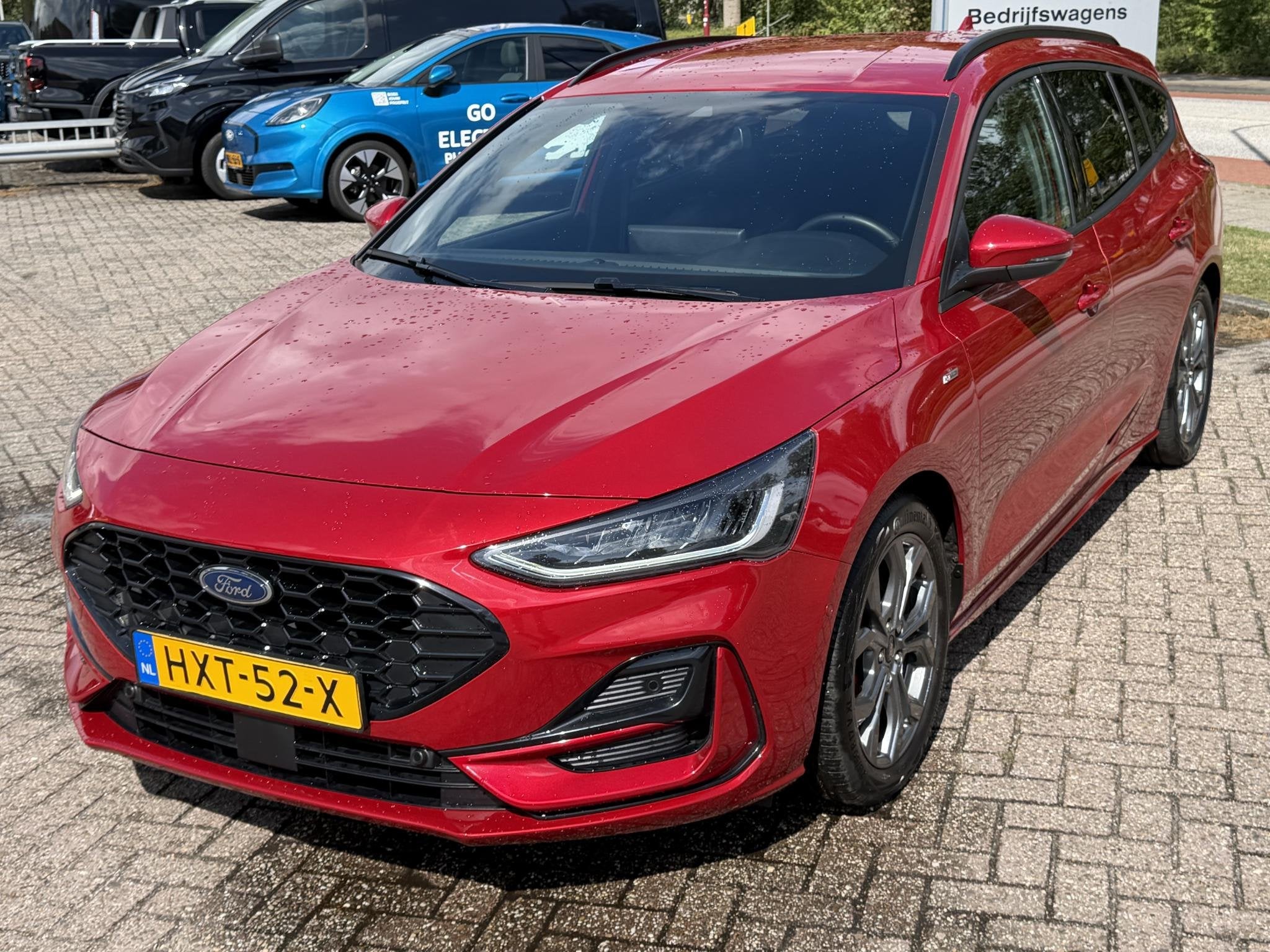 Ford Focus Wagon 1.0 EcoBoost Hybrid ST Line X 155 PK | Auto, Auto's, Stof, Gebruikt, Origineel Nederlands, Hybride Elektrisch/Benzine