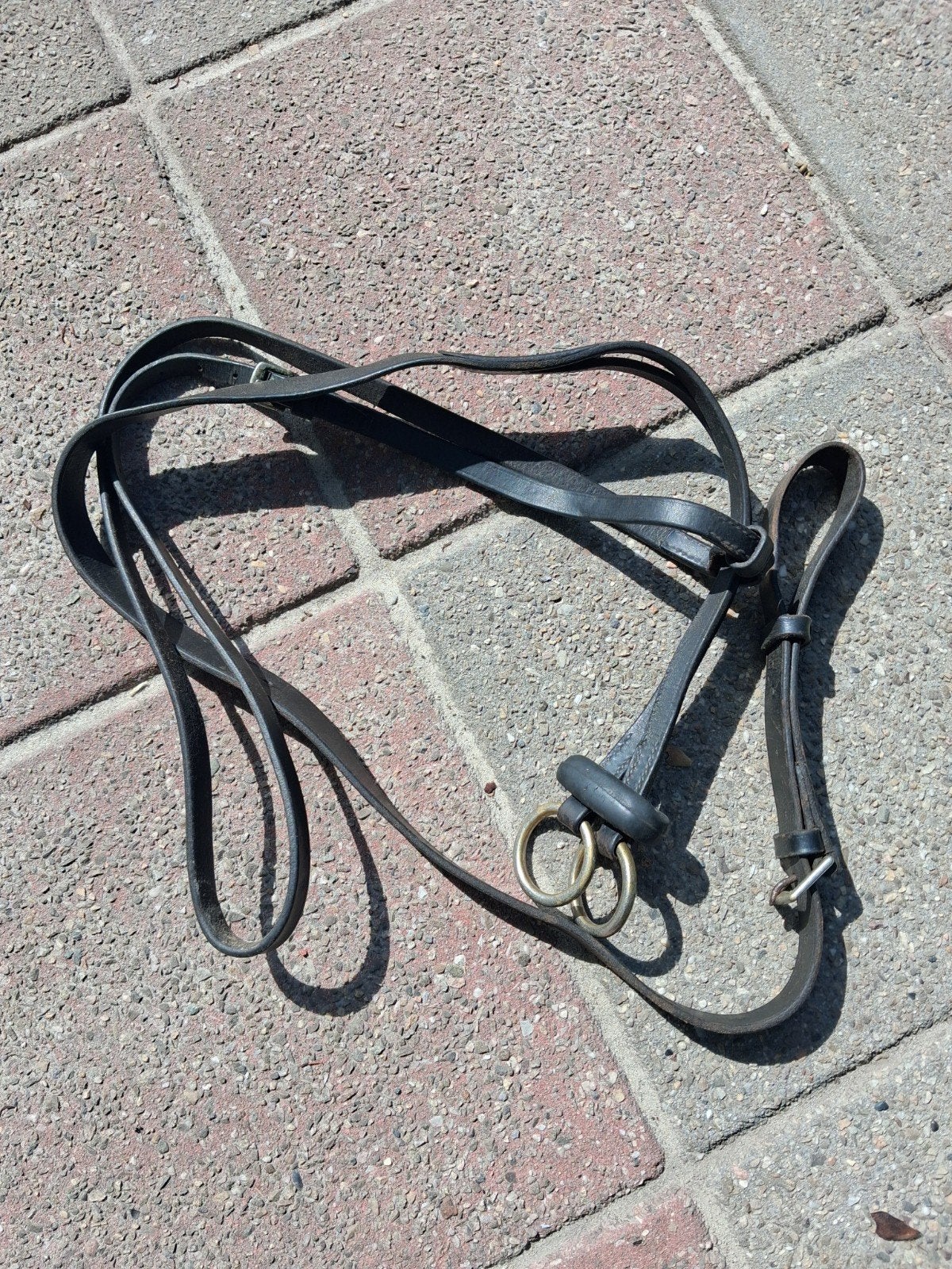 leren martingaal, Dieren en Toebehoren, Paarden en Pony's | Hoofdstellen en Tuigage, Ophalen of Verzenden, Gebruikt