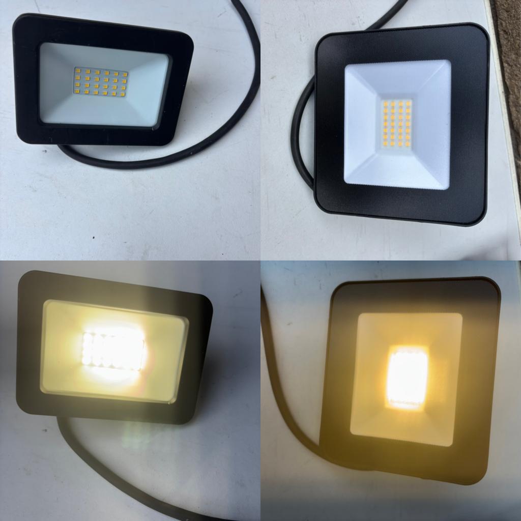 2X led breedstralers 20W in 2 verschillende maten, Minder dan 50 watt, Aluminium, Ophalen of Verzenden, Led