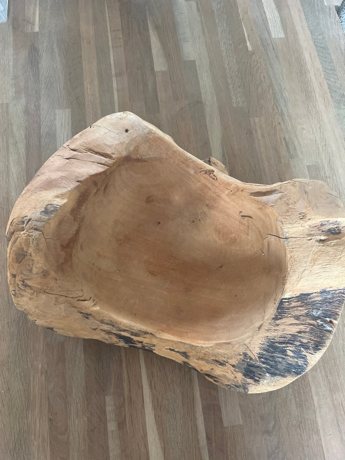 Decowood houten schaal, Ophalen, Gebruikt, Schaal, Handgemaakt