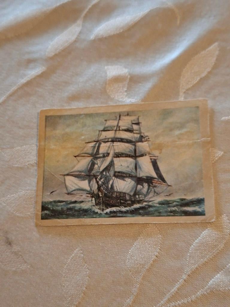 Prentje/Chromo : Clipper 19e eeuw / Chocolade Jacques, Verzamelen, Foto's en Prenten, Gebruikt, Prent, Overige onderwerpen, Voor 1940