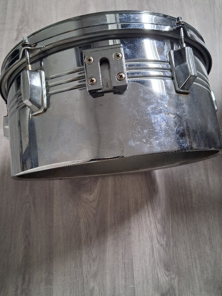 TIMBALE 14"" CHROME, Ophalen of Verzenden, Gebruikt, Melodische percussie
