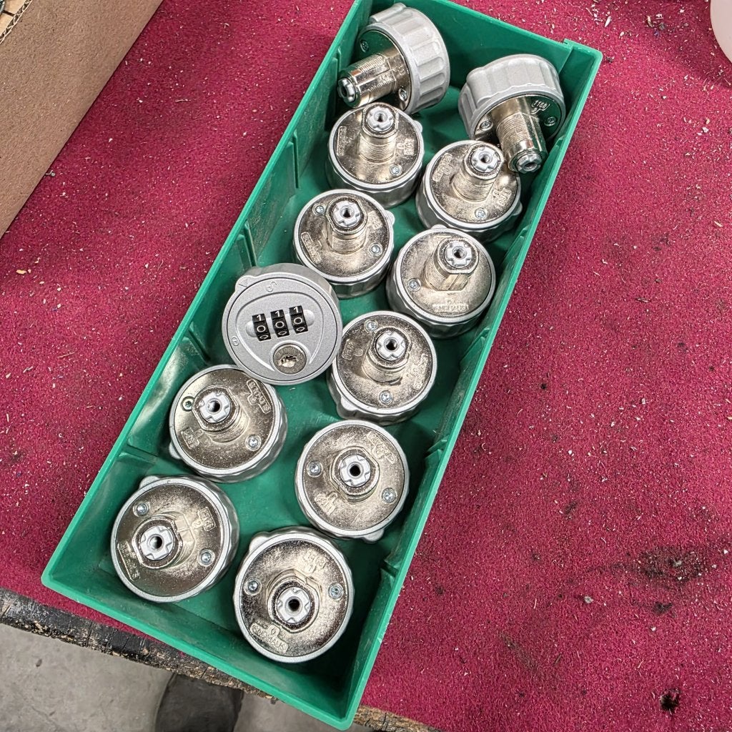 12x codeslot tbv lockerkast WERKING ONBEKEND, Niet ingevuld, Gebruikt, Niet ingevuld, Niet ingevuld