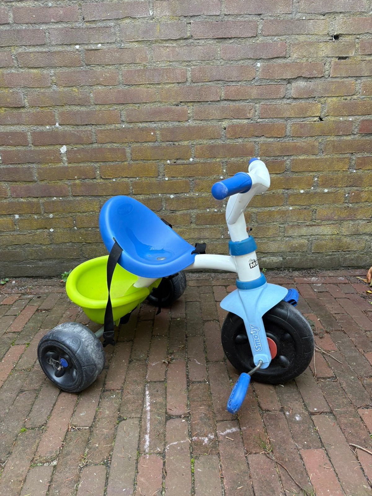 Smoby driewieler met gordel, Ophalen, Gebruikt