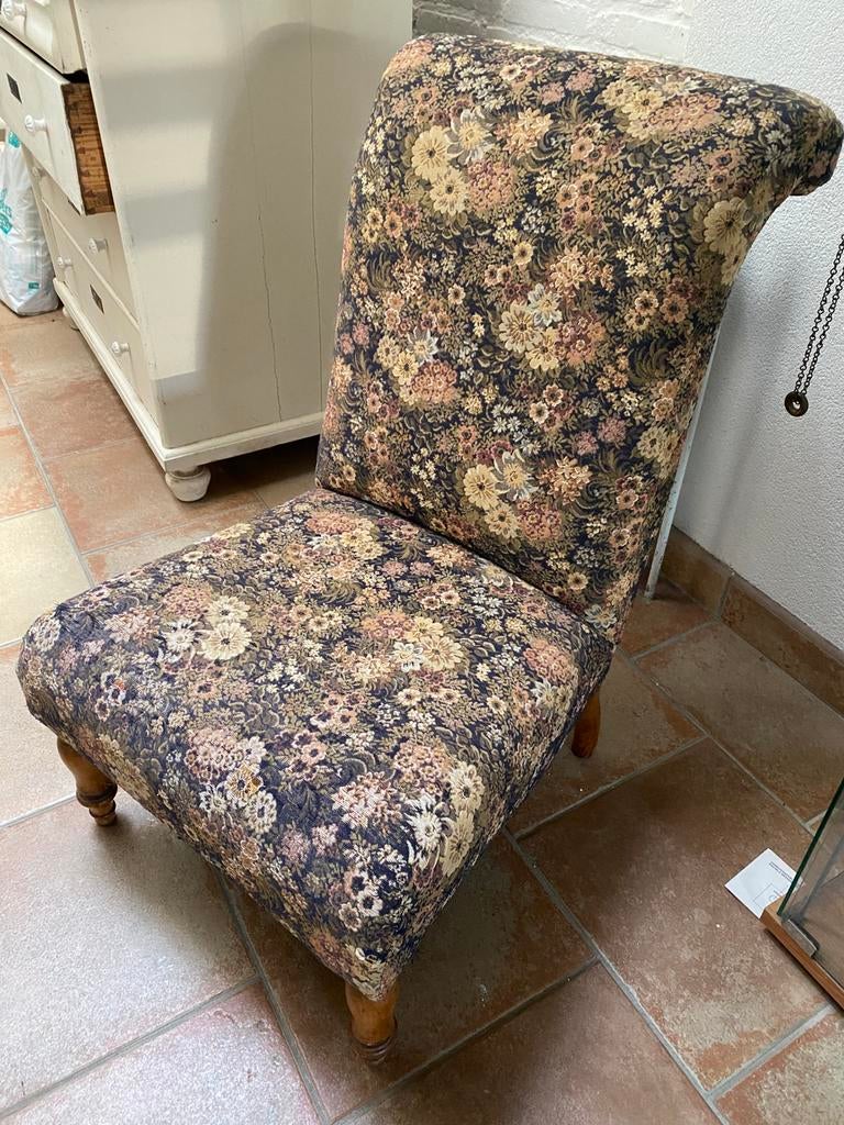 Oud brei stoeltje, Huis en Inrichting, Fauteuils, Ophalen of Verzenden, Zo goed als nieuw, Minder dan 75 cm, 50 tot 75 cm