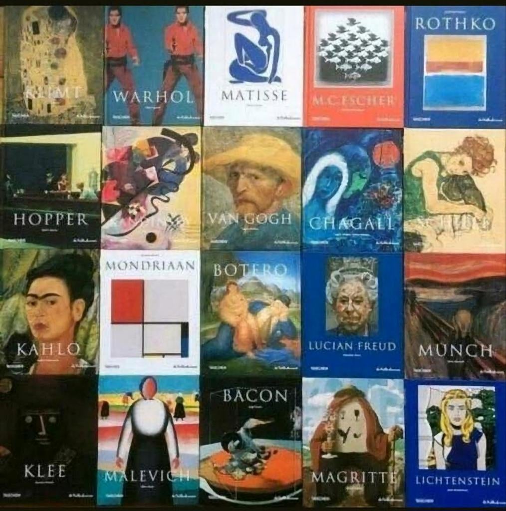 MODERNE MEESTERS 20-delig COMPLEET! Taschen hardcover., Boeken, Verzenden, Zo goed als nieuw