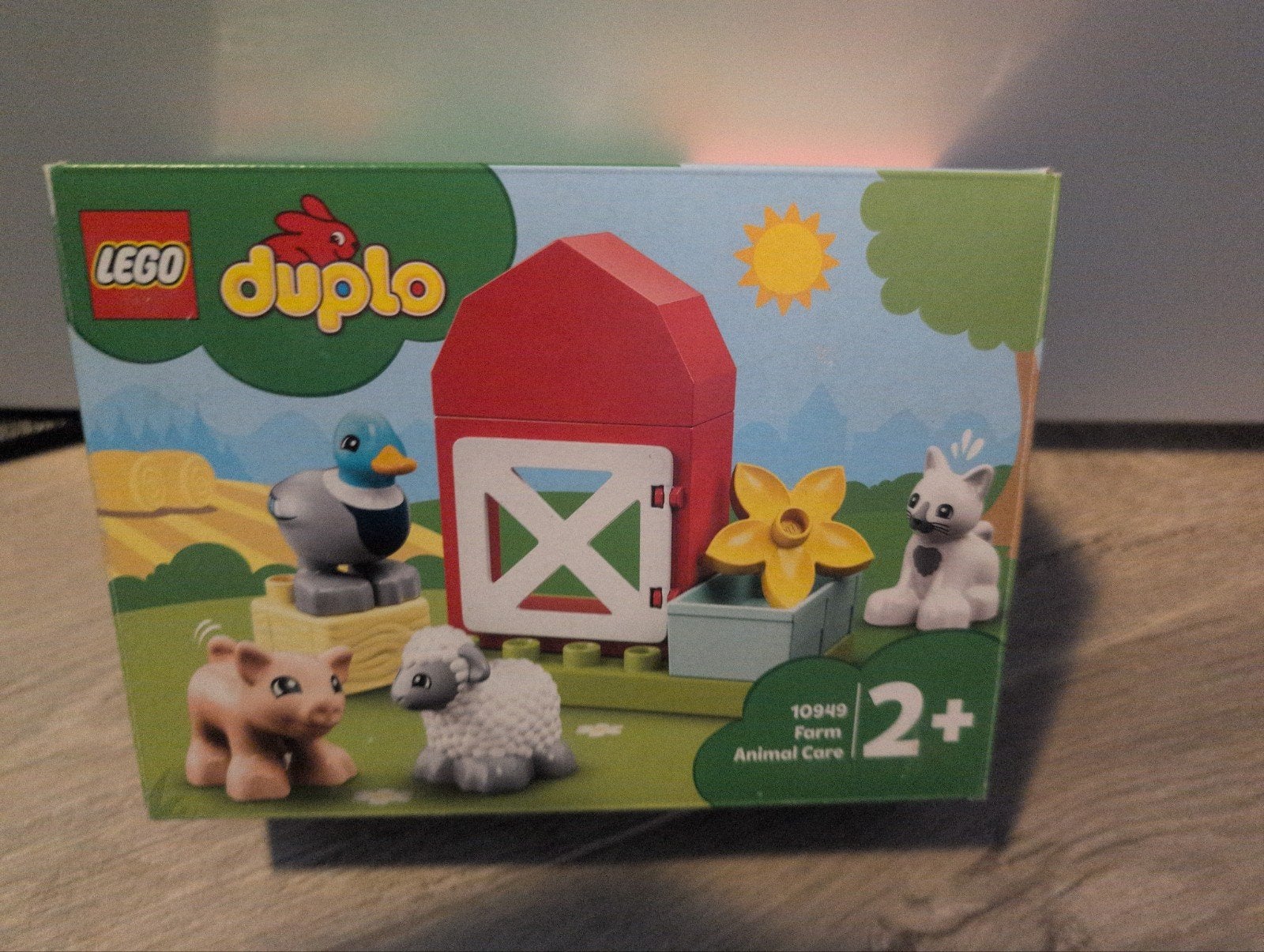 LEGO Duplo Boerderij Dierenverzorging (10949), Compleet, Overige thema's, Ophalen of Verzenden, Zo goed als nieuw