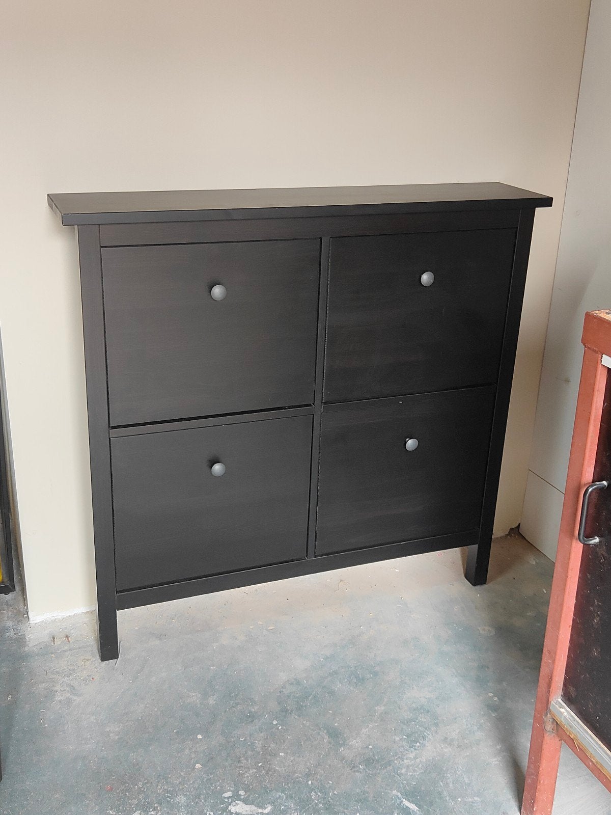 IKEA HEMNES Schoenenkast Zwartbruin, Huis en Inrichting, Ophalen, Gebruikt