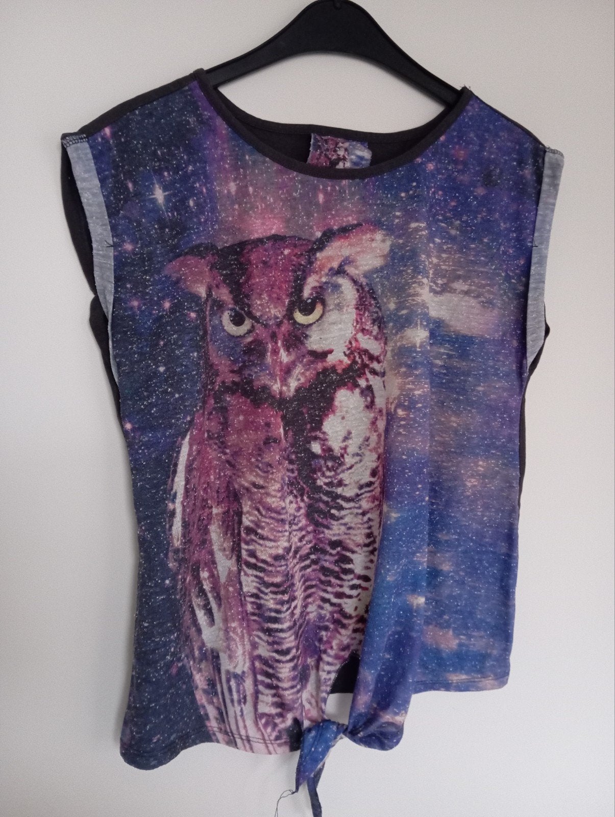 Primark top met uil print en knoopdetail - Maat 38, Kleding | Dames, Primark, Ophalen of Verzenden, Maat 38/40 (M)