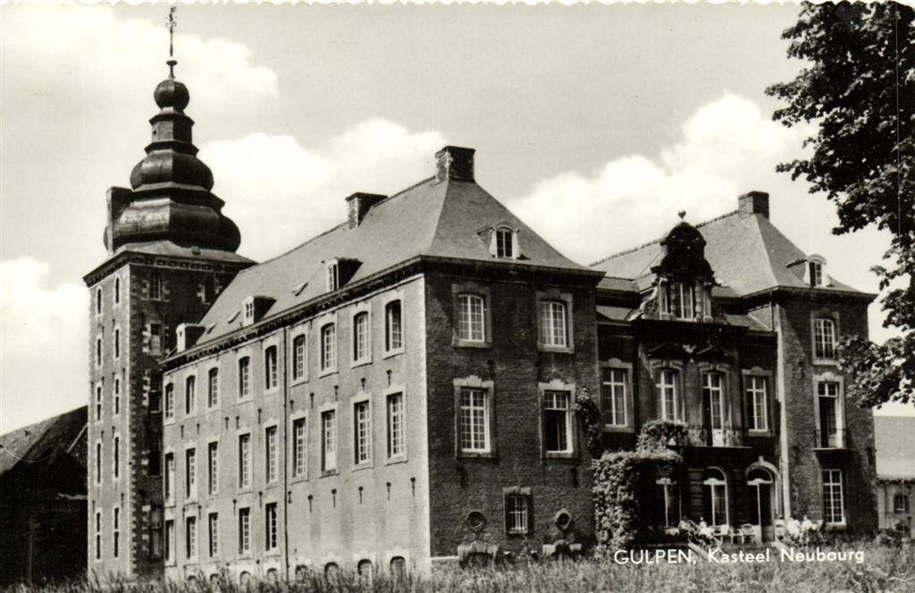 Gulpen, Kasteel Neubourg - niet gelopen, Ophalen of Verzenden, 1960 tot 1980, Ongelopen, Limburg