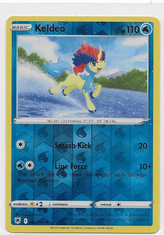 Astral Radiance,  Keldeo [reverse] 45/196, Verzenden, Nieuw, Losse kaart