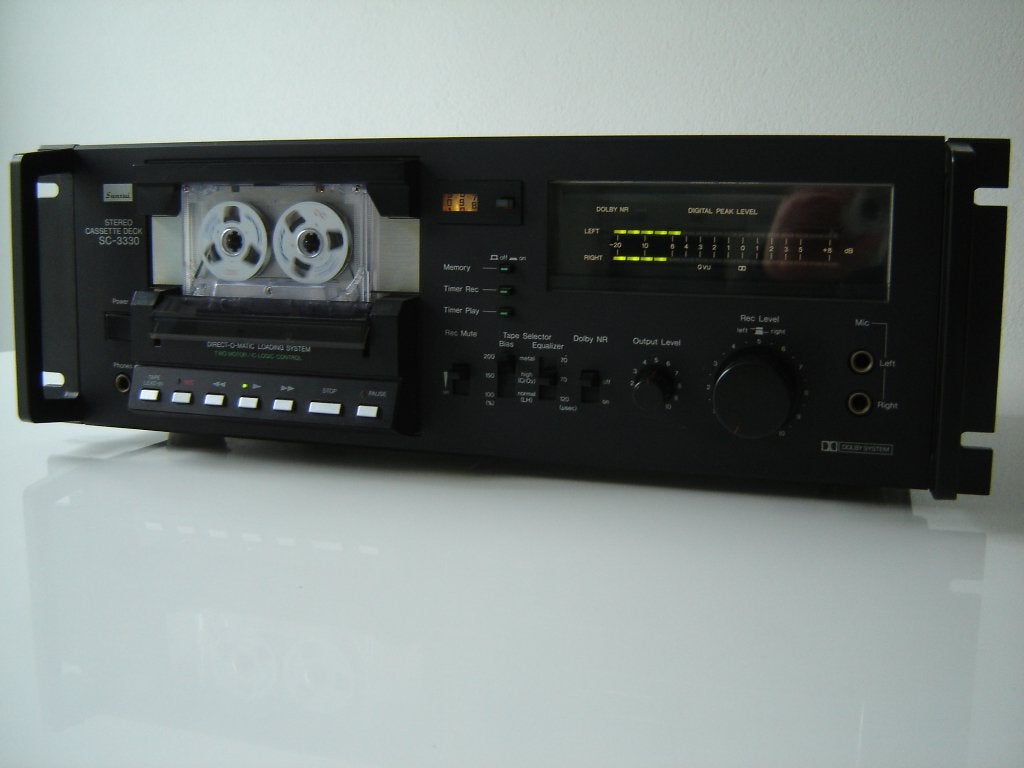 Sansui SC 3330 cassettedeck, Audio, Tv en Foto, Cassettedecks, Ophalen of Verzenden, Enkel, Overige merken, Tiptoetsen