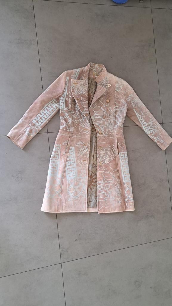 The People of the Labyrinths - unieke hand geschilderde jas, Kleding | Dames, Ophalen of Verzenden, Zo goed als nieuw, Maat 38/40 (M)