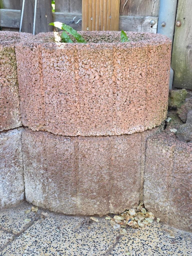 Betonnen Bloembak, Tuin en Terras, Bloembakken en Plantenbakken, Ophalen, Gebruikt, Minder dan 30 cm, Minder dan 60 cm