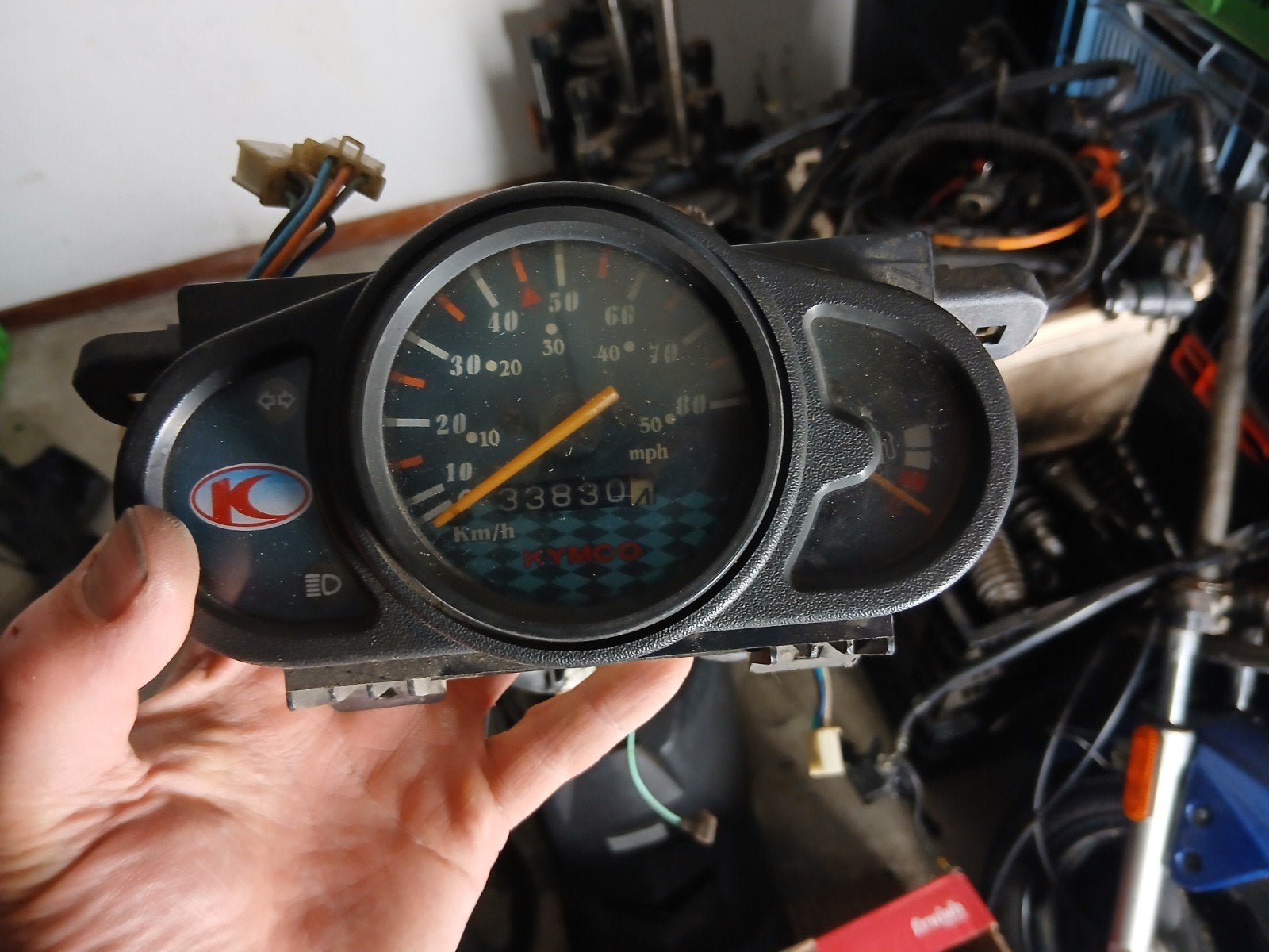 Kymco agility 50 km teller met bekabeling, Ophalen of Verzenden