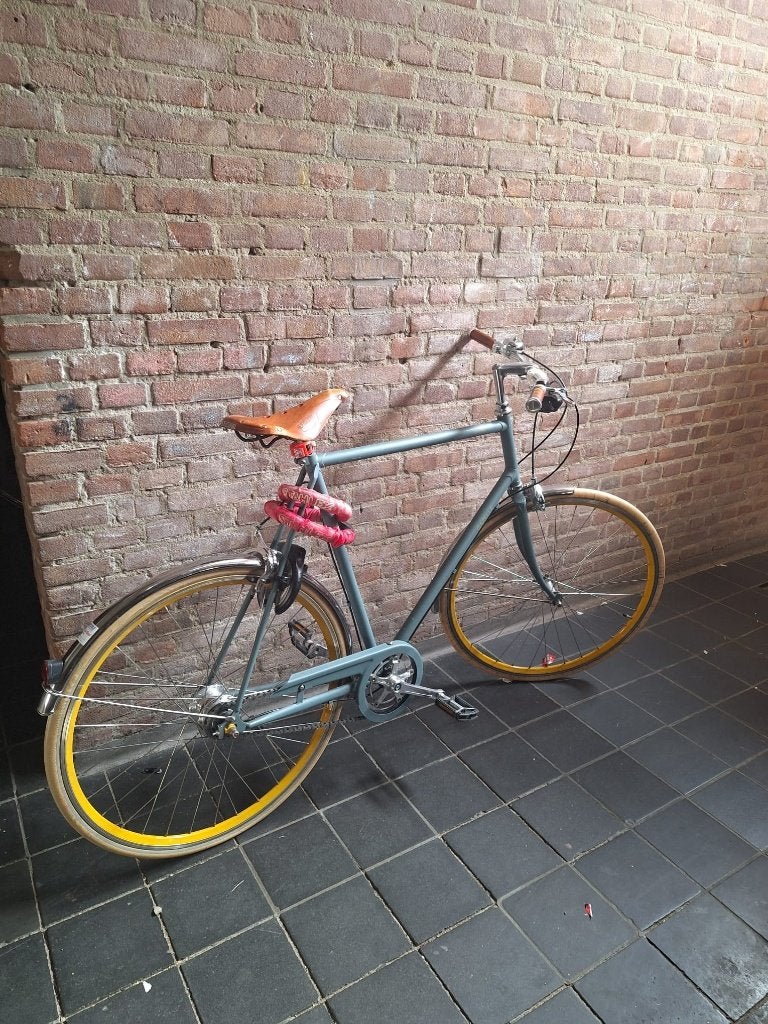 Gazelle retro heren stadsfiets met 7 versnellingen van Stael, Ophalen, Velgrem, Versnellingen, Zo goed als nieuw