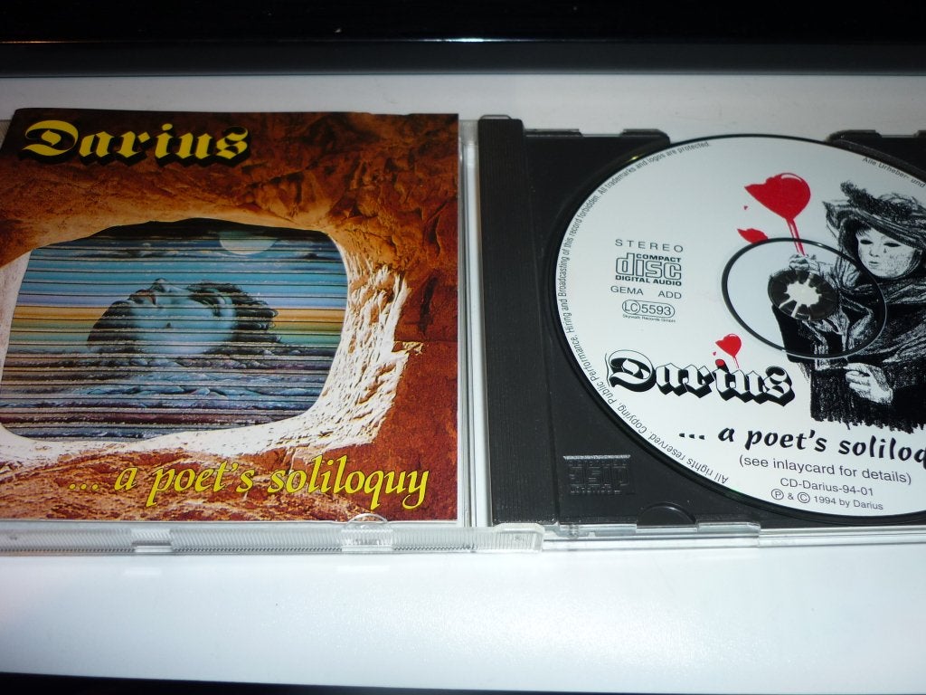 Darius de cd a poet's  soliloquy, Verzenden, Zo goed als nieuw, Poprock