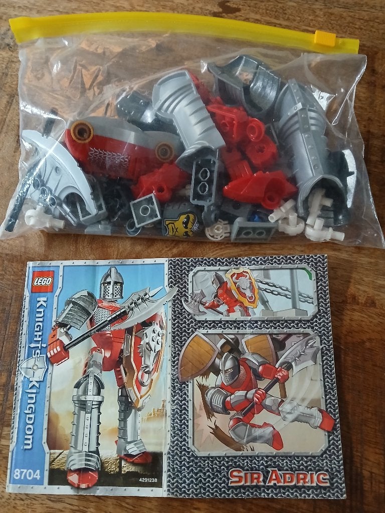 Lego knights 8704, Gebruikt, Overige thema's, Lego, Ophalen of Verzenden