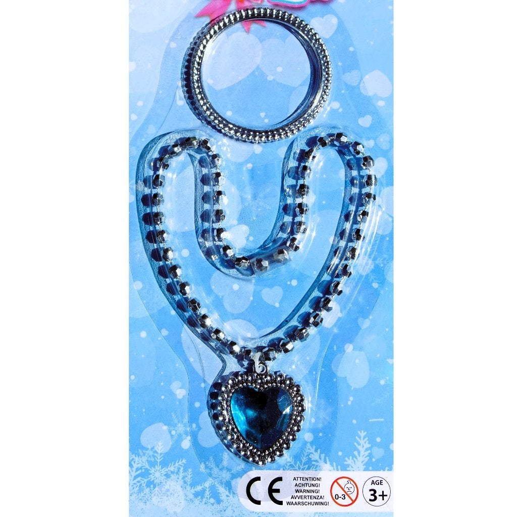 Nieuw ! Elsa Ketting + Hanger En Armband Accessoires Blauw, Ophalen of Verzenden, Nieuw, 110 t/m 116, Meisje