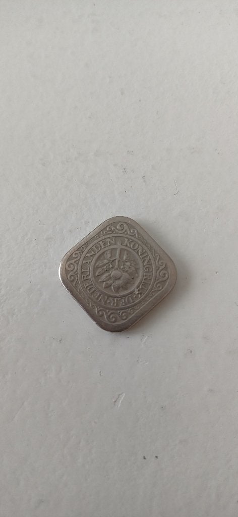 munten, Postzegels en Munten, Munten | Nederland, Ophalen of Verzenden, Koningin Wilhelmina, 5 cent, Losse munt