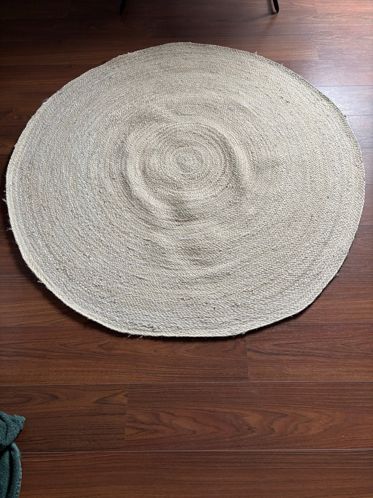 Rond vloerkleed 150 cm, Ophalen, 100 tot 150 cm, Beige, Rond