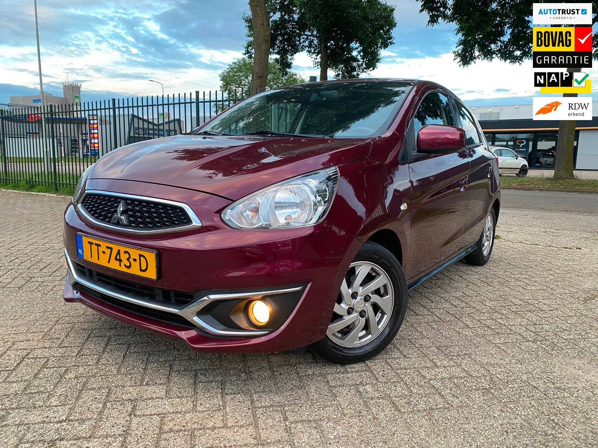 Mitsubishi Space Star 1.0 Intense Airco Electr Pakket, Stof, Gebruikt, Euro 6, 840 kg