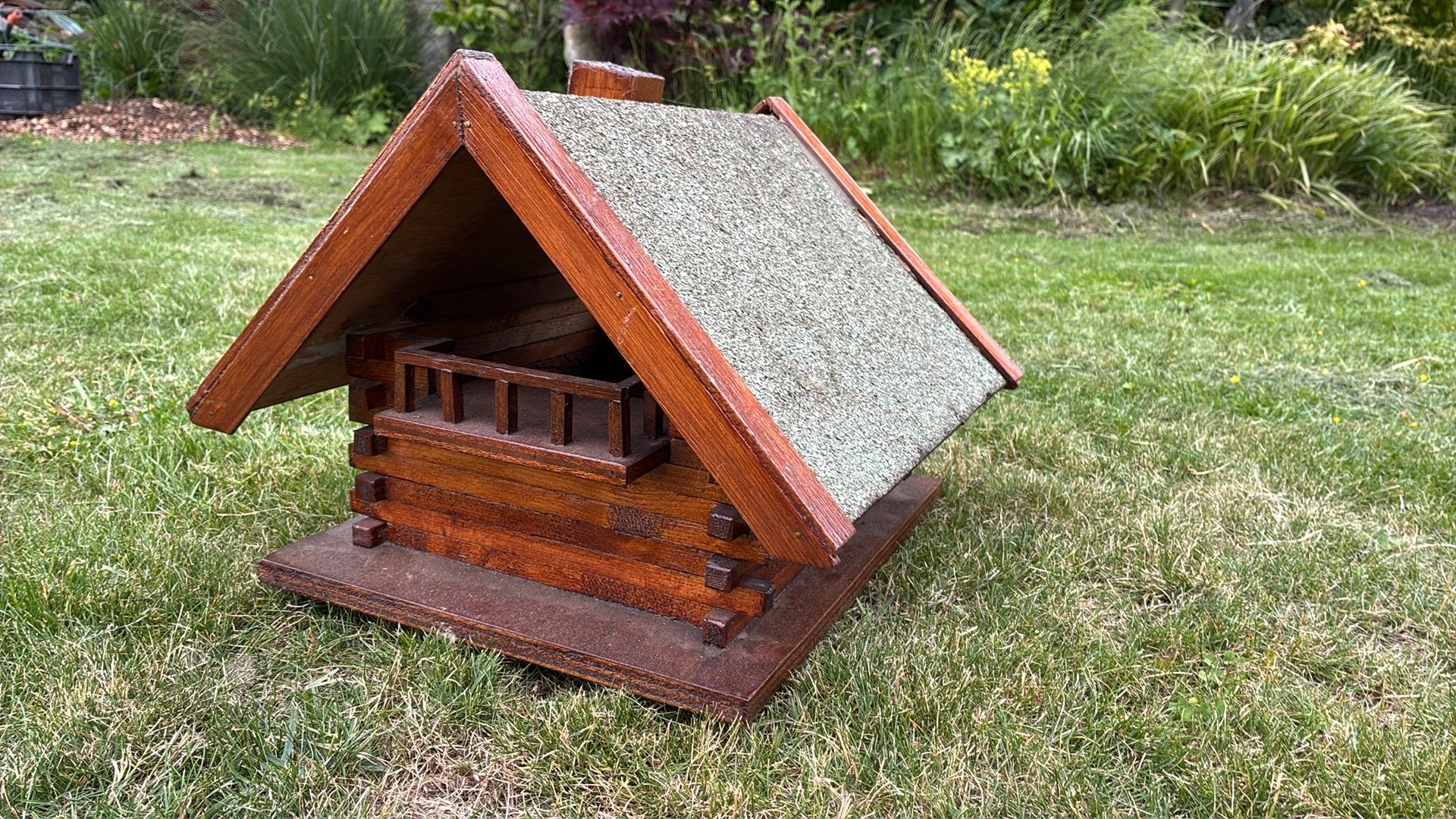 Ouderwets vogelhuis voederhuisje, Tuin en Terras, Vogelhuisjes en Vogelbaden, Ophalen of Verzenden, Gebruikt