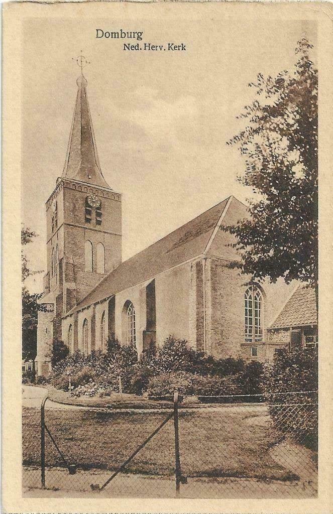 AK Domburg - Ned. Herv. Kerk, Verzamelen, Verzenden, 1940 tot 1960, Ongelopen, Zeeland