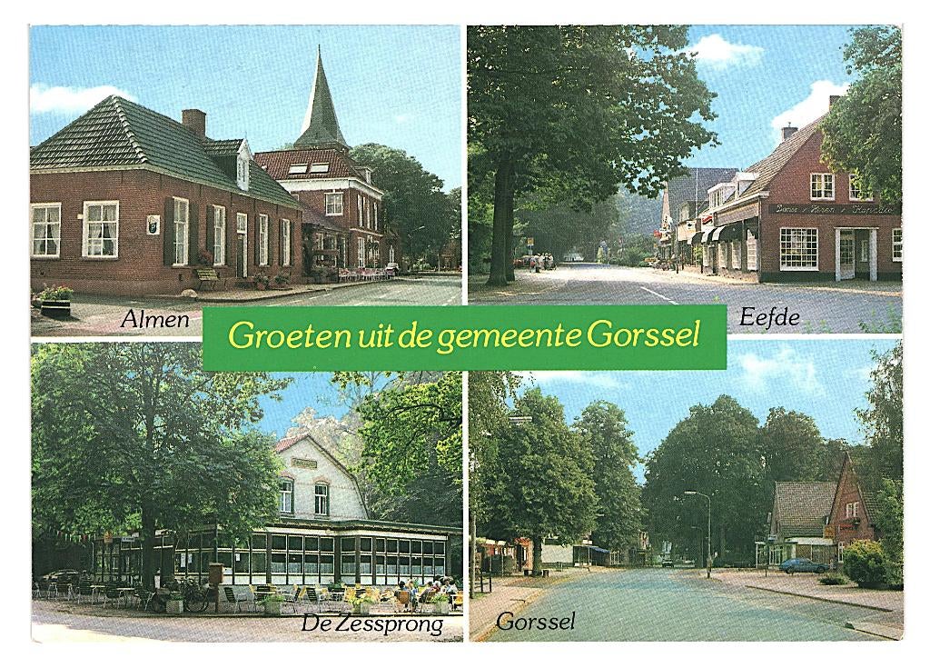 802059 Gorssel G Almen Eefde De Zessprong Gelopen met zegel
