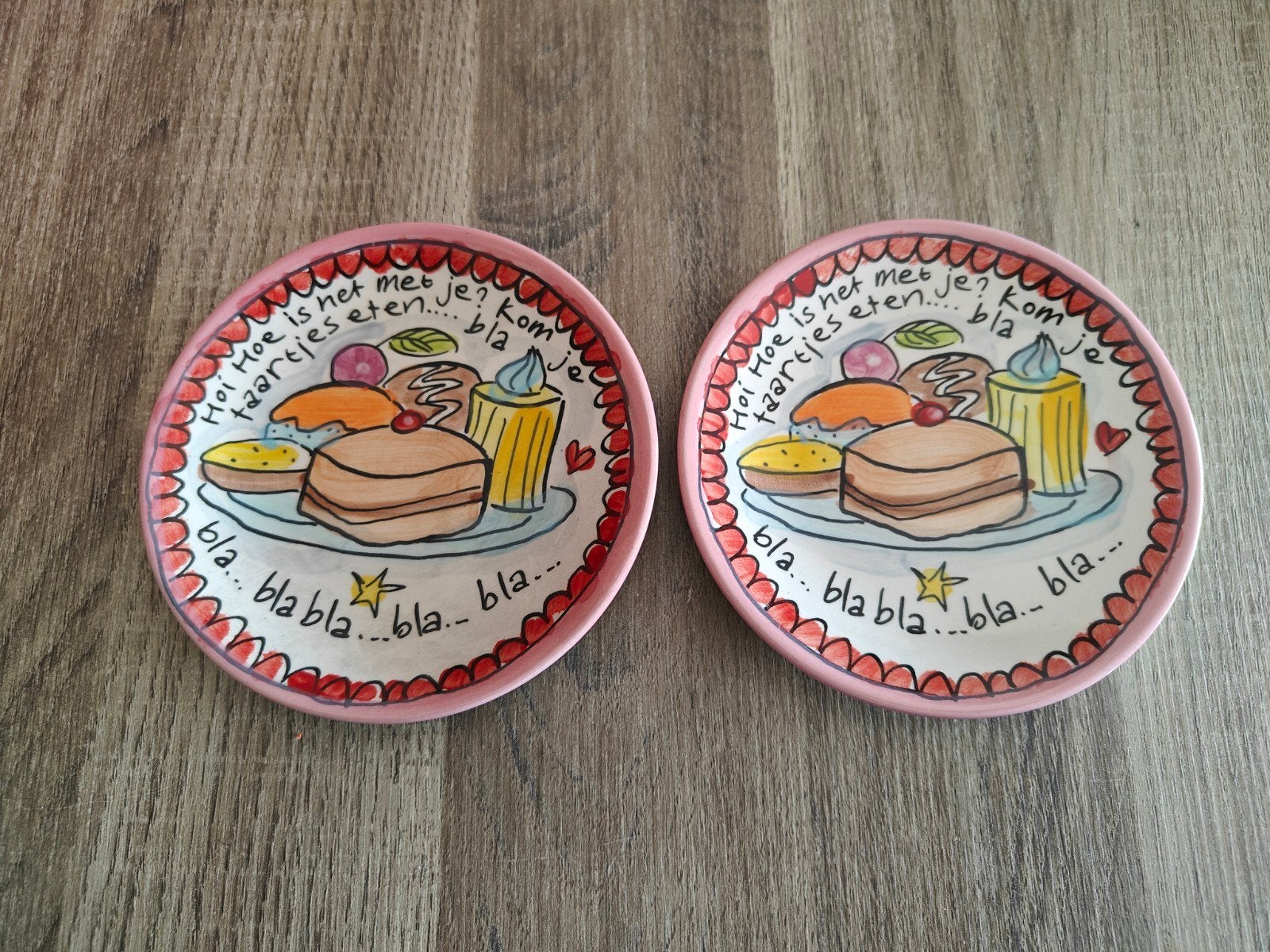 Blond Amsterdam Petit Fours ⌀12cm, Nieuw, Ophalen of Verzenden, Bord(en), Modern