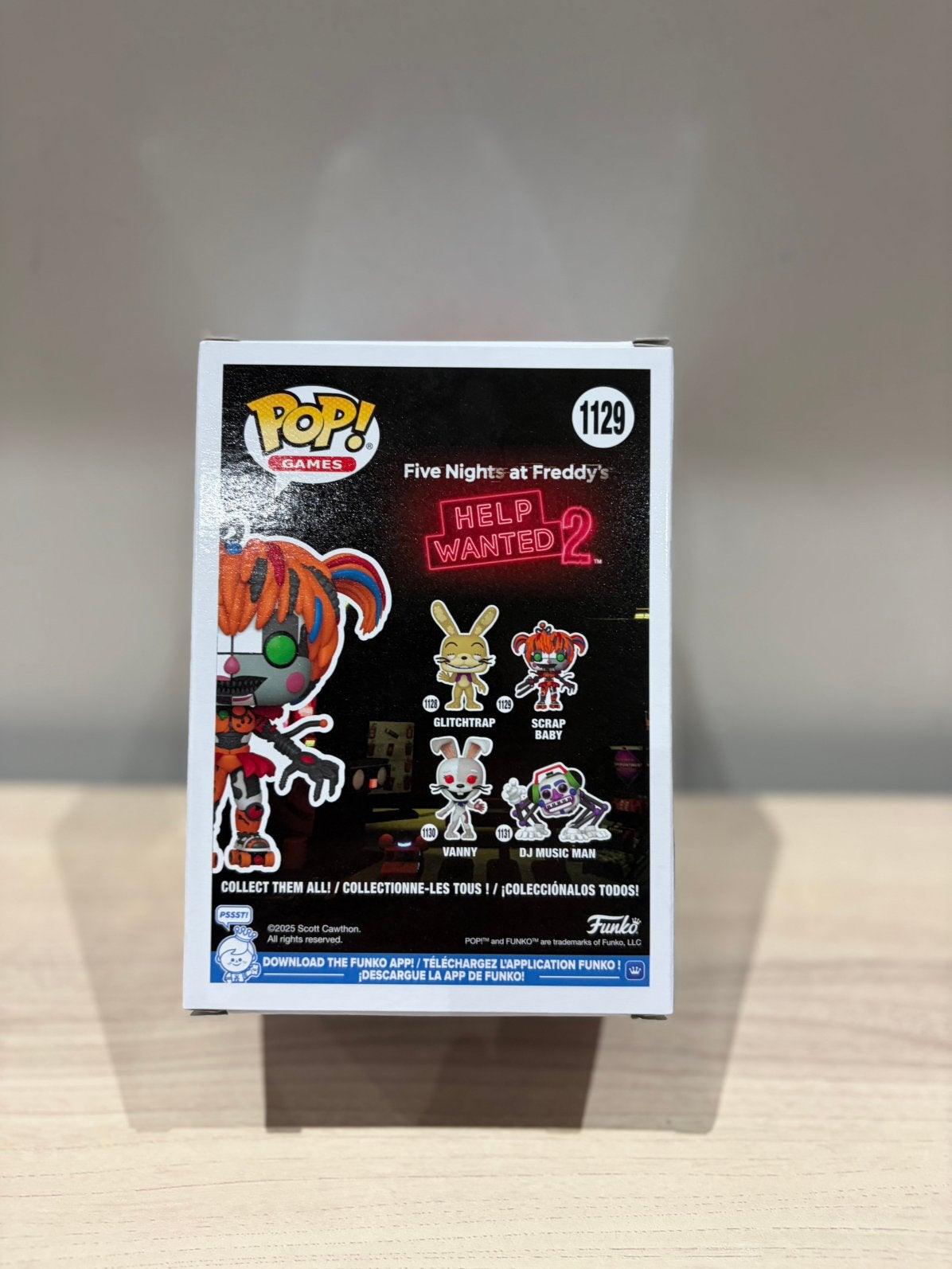 Funko Pop! Scrap Baby #1129 – Five Nights at Freddy’s Help, Funko Europe, Ophalen of Verzenden, Zo goed als nieuw, 4th floor, 1 Queen Caroline St, London W6 9YN, Verenigd Koninkrijk