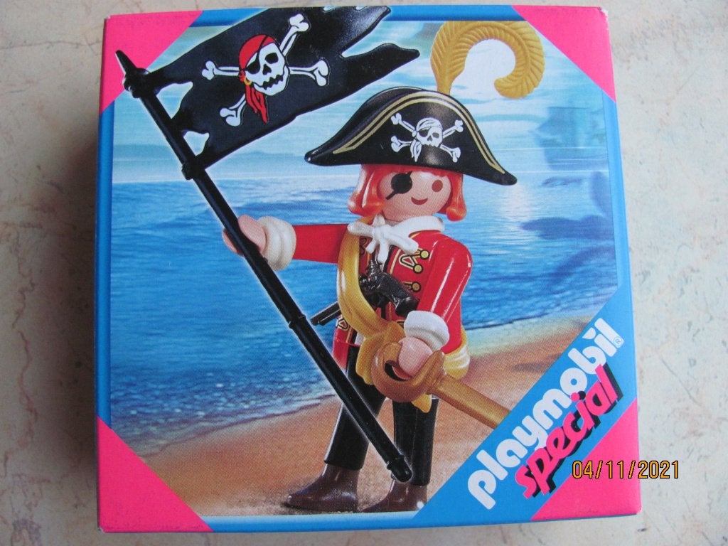NIEUW in doos PLAYMOBIL nr 4690 PIRATENKAPITEIN piraat vlag, Pirates, Complete set, Nieuw, Ophalen of Verzenden