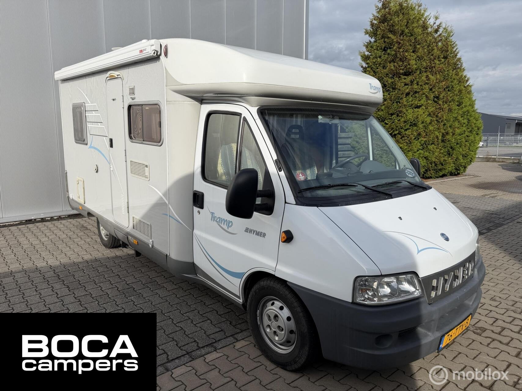 Hymer T Tramp 575 l Frans bed l 110PK l L-zit, Ringverwarming, Tot en met 2, Bedrijf, Half-integraal