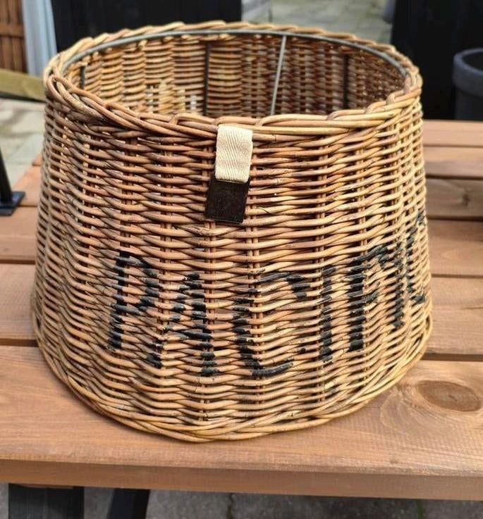 2 stuks rotan lampenkap Rivièra Maison, Huis en Inrichting, Lampen | Lampenkappen, Ophalen, Zo goed als nieuw, Rond, 25 tot 50 cm
