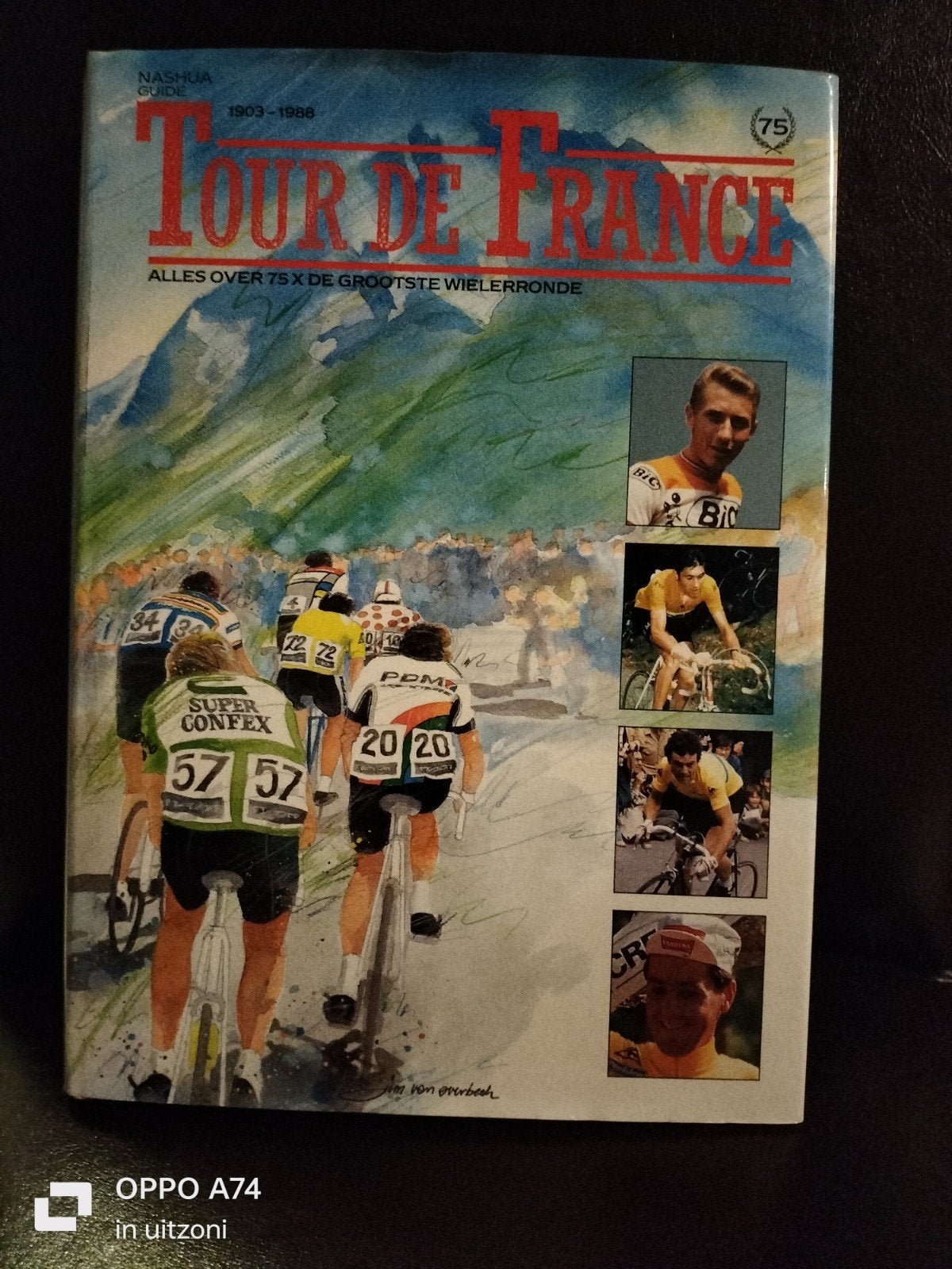Tour de France 1903-1988: Alles over 75x tour, Ophalen of Verzenden, Gelezen, Onbekend, Lopen en Fietsen