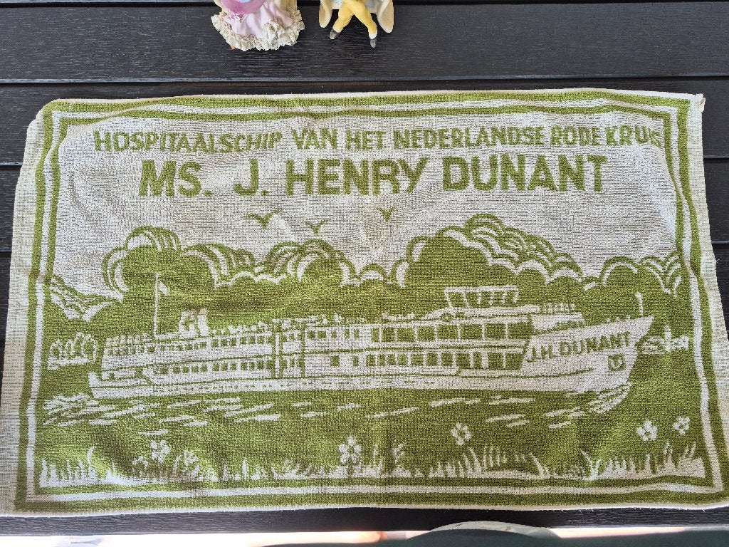 handdoek van het Nederlandse Rode Kruis, Huis en Inrichting, Ophalen, Overige merken, Overige materialen, Theedoek of Handdoek