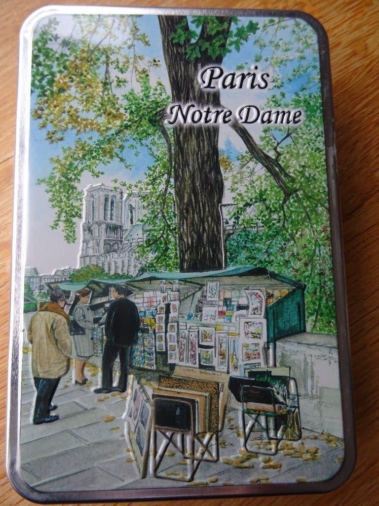blik Parijs Notre Dame, Verzamelen, Ophalen of Verzenden, Zo goed als nieuw, Koek(jes)