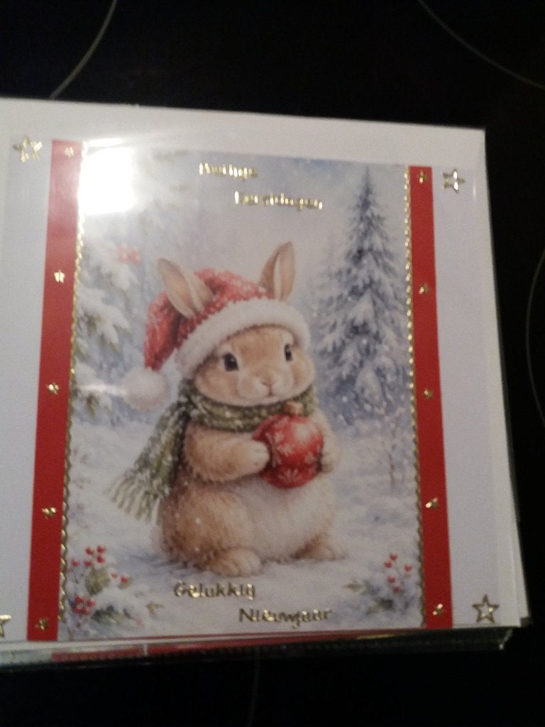 Kestkaartje met haasje no. 278, Ophalen of Verzenden, Nieuw, Kerst