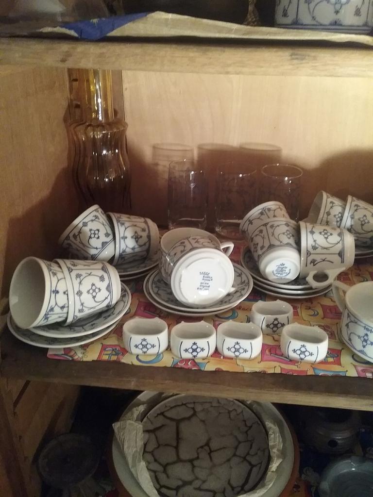 ORIGINEEL JAEGER BLAU SAKS SERVIES, Ophalen