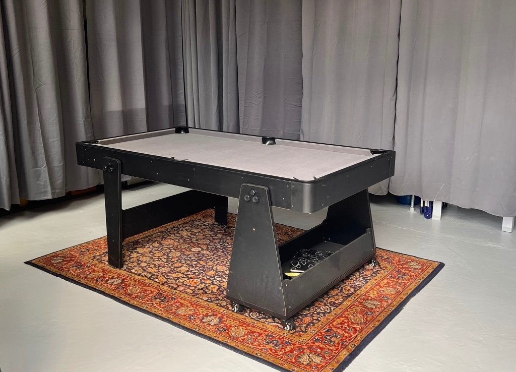 Pooltafel TopTable Magiq Easy-Mobile Black, Ophalen, Zo goed als nieuw, Biljarttafel