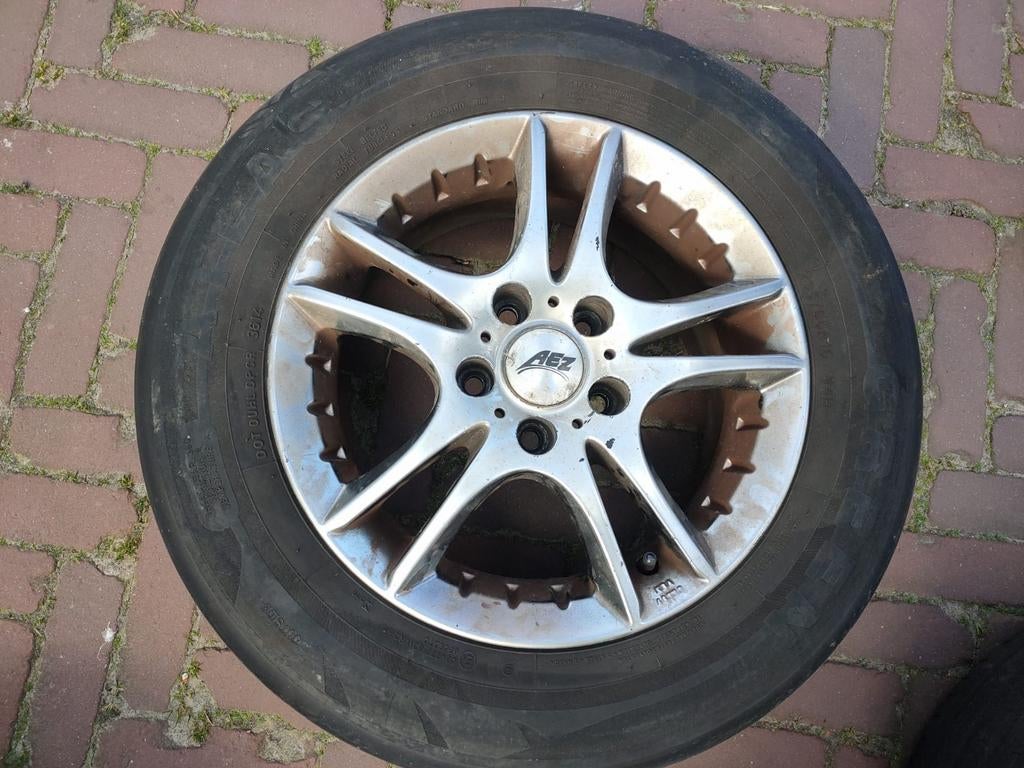 2x 15 inch 5x108 AEZ Intenso velgen, Ophalen, Gebruikt, 15 inch, Banden en Velgen