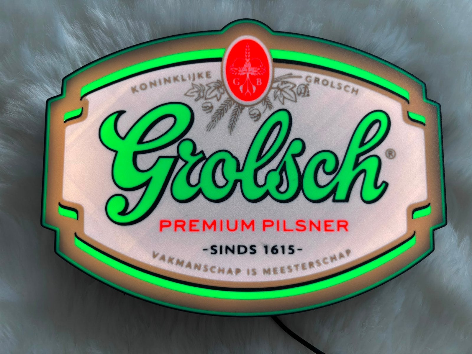 Grolsch Lamp, Wit, Ophalen of Verzenden, Nieuw, Dimbaar