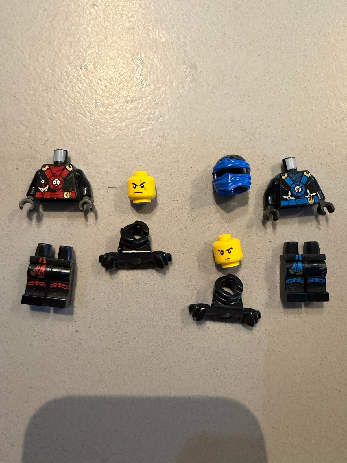 Lego Ninjago Deepstone - Kai en Jay met accessoires, Lego, Ophalen of Verzenden, Zo goed als nieuw, Minifiguur