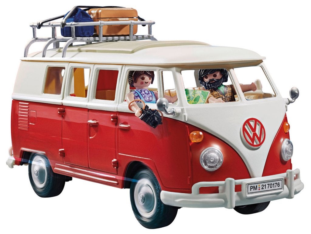 PLAYMOBIL Cars 70176 Volkswagen VW T1 CampingBus 74 delig, Complete set, Voertuig, Nieuw, Ophalen of Verzenden
