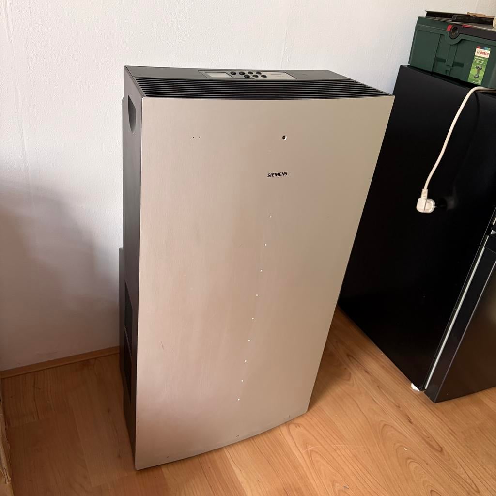 Siemens Mobiele Airco (REKM 215) – Design model, Witgoed en Apparatuur, Airco's, Ophalen, 3 snelheden of meer, Zo goed als nieuw