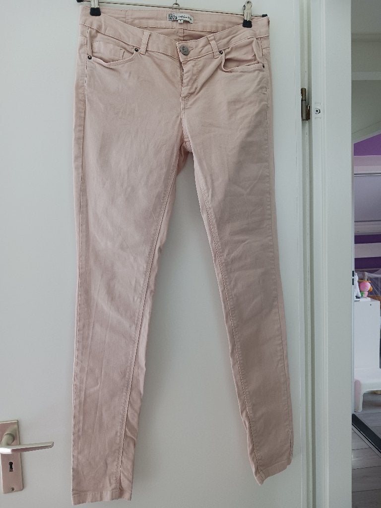 Lange broek dames, Ophalen of Verzenden, Gedragen, Zwart, Lang