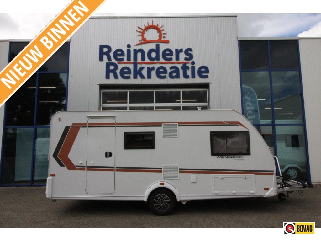 Weinsberg CaraOne Edition HOT 480 QDK Mover, Vloerverwarming, Caravans en Kamperen, Overige merken, Standaardzit, Bedrijf, 5 tot 6 meter