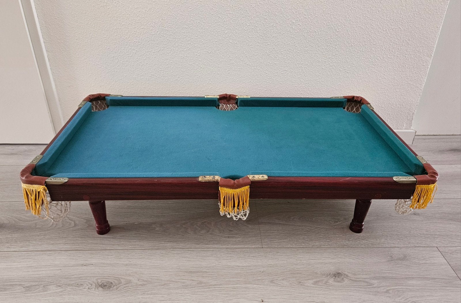 Mini pooltafel. 84x44 speelveld., Sport en Fitness, Biljarten en Poolen, Ophalen, Gebruikt, Pooltafel